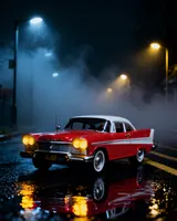 Green Light Collectibles Hollywood 1:64 Christine 1958 Plymouth Fury - Thumbnail 10