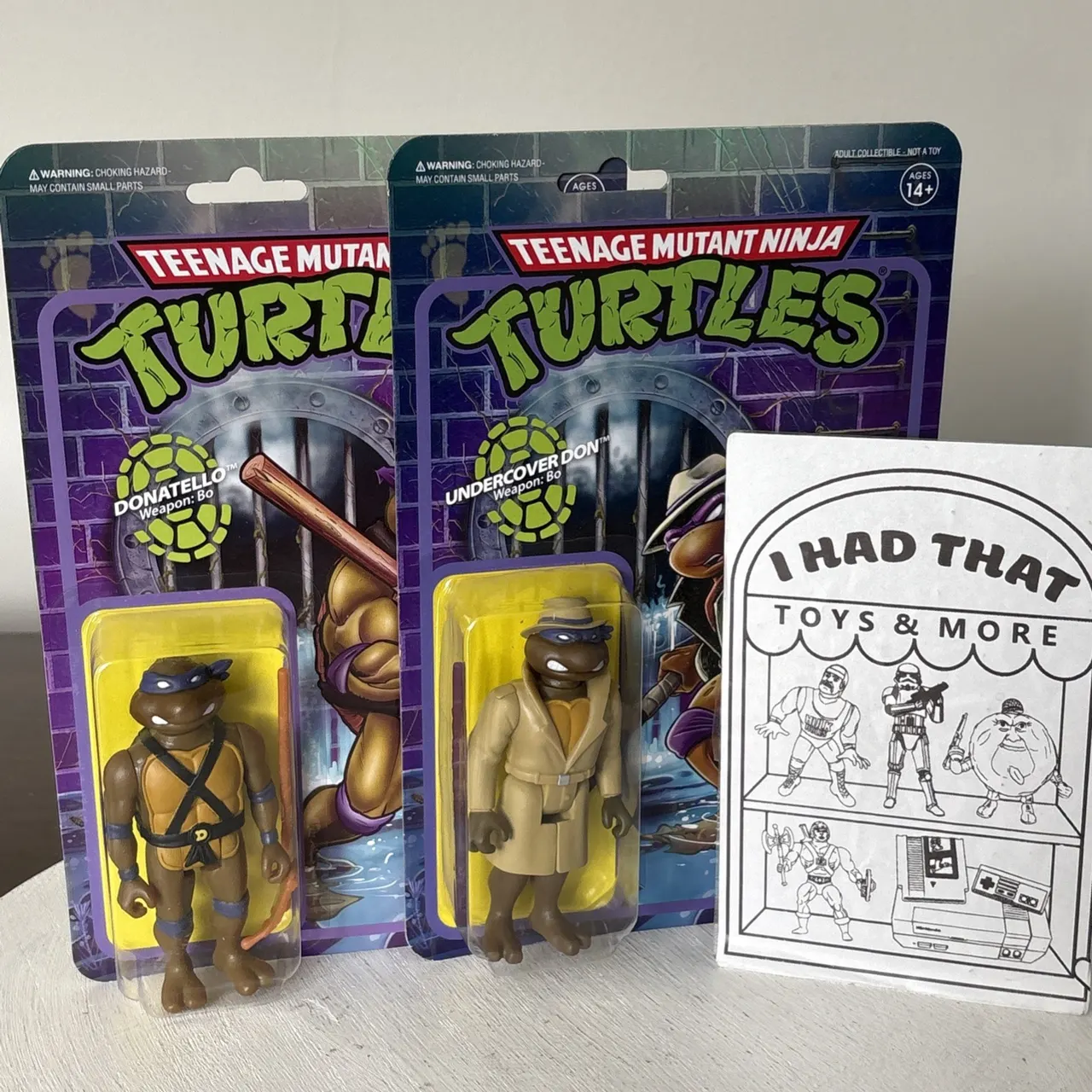 Super7 TMNT Undercover Donatello 3.75" Reaction Figure - Image 6
