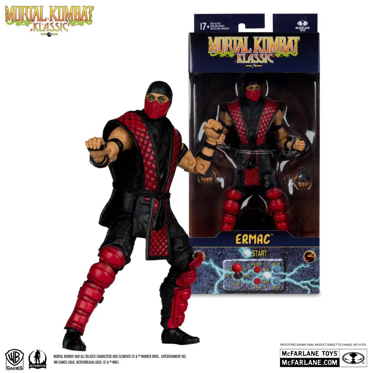McFarlane Toys Ermac (Klassic) 7" Action Figure – Mortal Kombat - Image 5