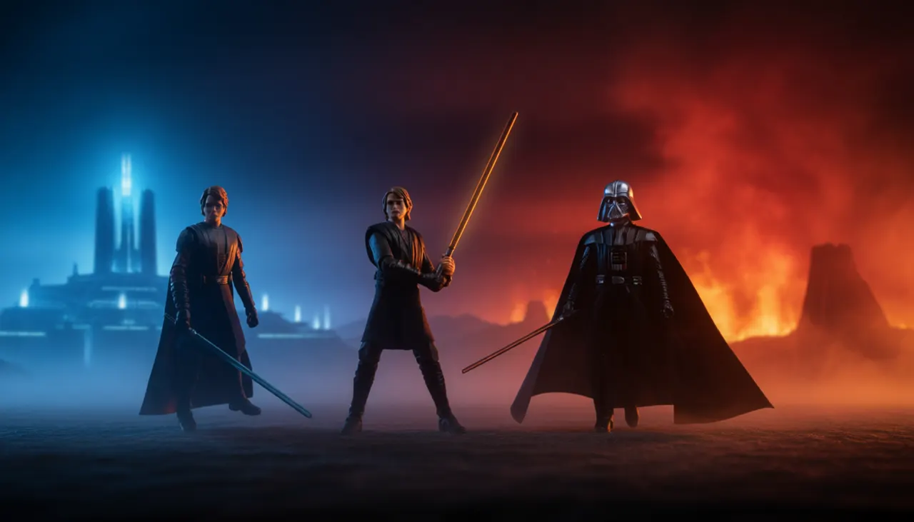 Hasbro Star Wars Vintage Collection Anakin Skywalker Journey 3-Pack - Image 10