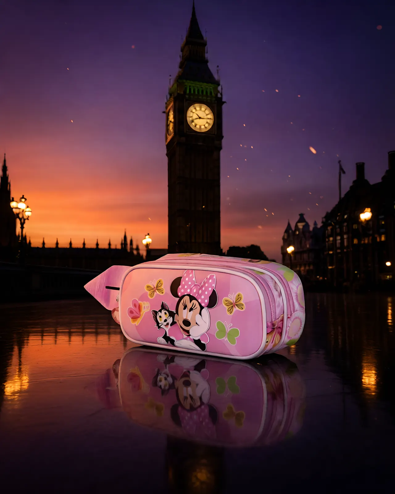 Cerda Minnie Mouse Triple Pencil Case – 21×11×3.5 cm - Image 3