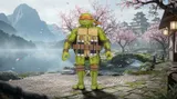 NECA Ultimate Michelangelo TMNT x Usagi Yojimbo 7" Action Figure - Thumbnail 10