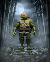 NECA Ultimate Michelangelo TMNT x Usagi Yojimbo 7" Action Figure - Thumbnail 11