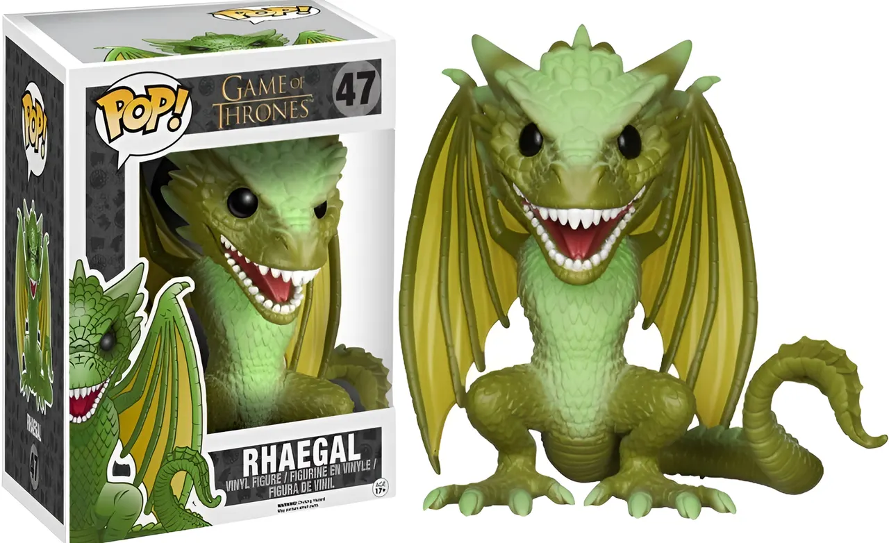 Funko Pop! Game of Thrones Rhaegal #47 15cm Vinyl Figure - Image 1