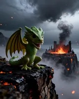 Funko Pop! Game of Thrones Rhaegal #47 15cm Vinyl Figure - Thumbnail 3