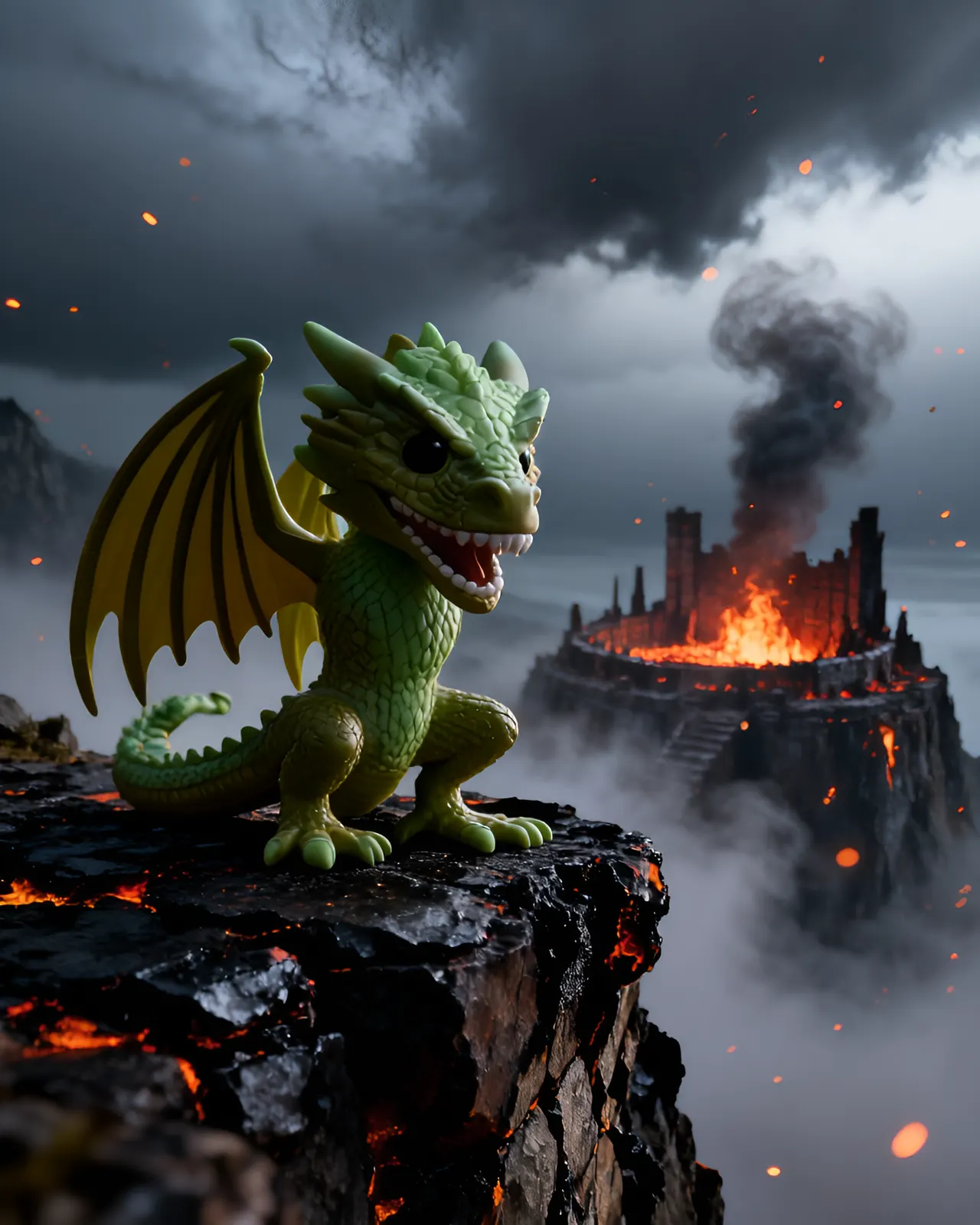 Funko Pop! Game of Thrones Rhaegal #47 15cm Vinyl Figure - Image 3