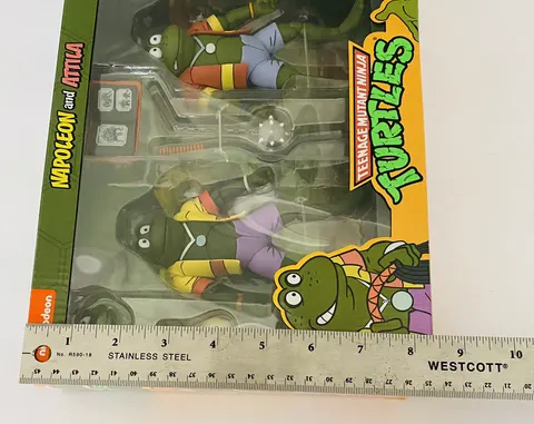 NECA TMNT 2-Pack – Napoleon Bonafrog & Attila the Frog, 7" Ultimates
