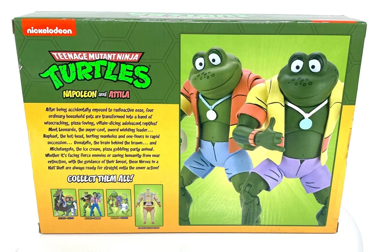 NECA TMNT 2-Pack – Napoleon Bonafrog & Attila the Frog, 7" Ultimates - Image 3