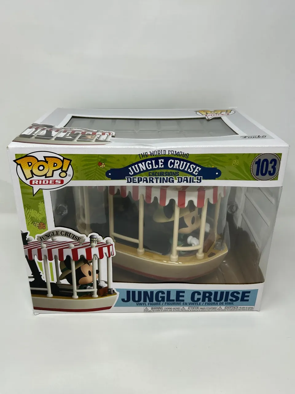 Funko POP! Rides Jungle Cruise Skipper Mickey Figure – Disney - Image 1