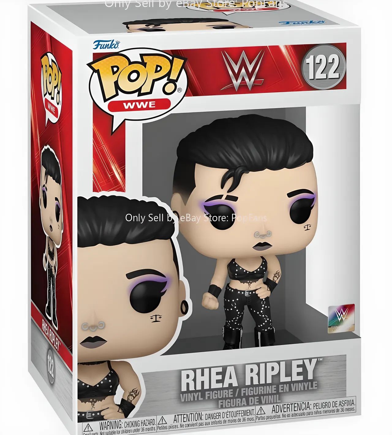 Funko Pop! WWE Rhea Ripley #122 Mint Box Hard Stack - Image 2