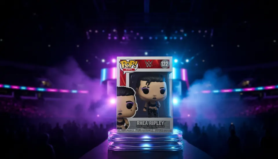 Funko Pop! WWE Rhea Ripley #122 Mint Box Hard Stack