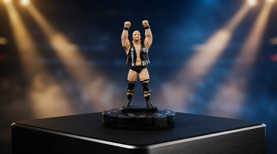 NECA WizKids WWE HeroClix Paquete de Expansión Stone Cold Steven Austin