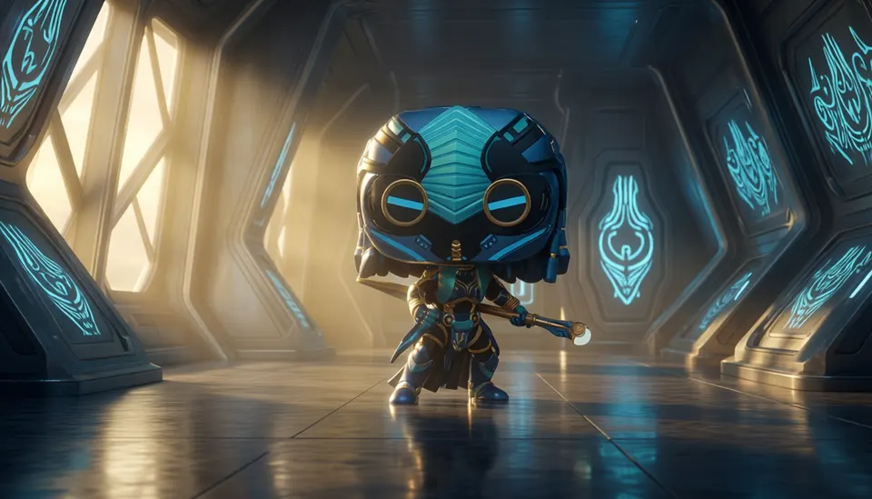 Funko Pop! Marvel: Black Panther: Wakanda Forever - Okoye (Midnight Angel) Bobblehead en vinyle