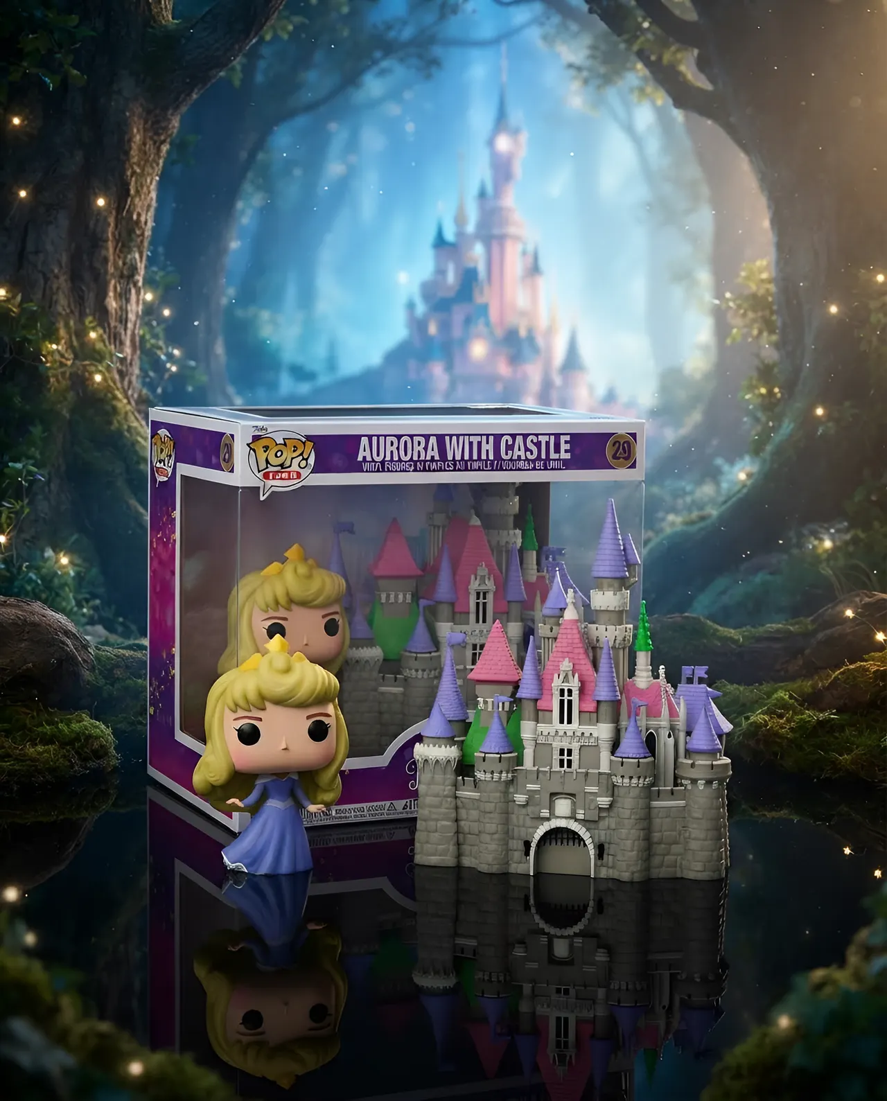 Funko Pop! Town #29 Disney Ultimate Princess Aurora with Castle - Image 7