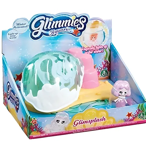 Giochi Preziosi Glimmies Aquaria Glimsplash Light-Up Collectible Figure