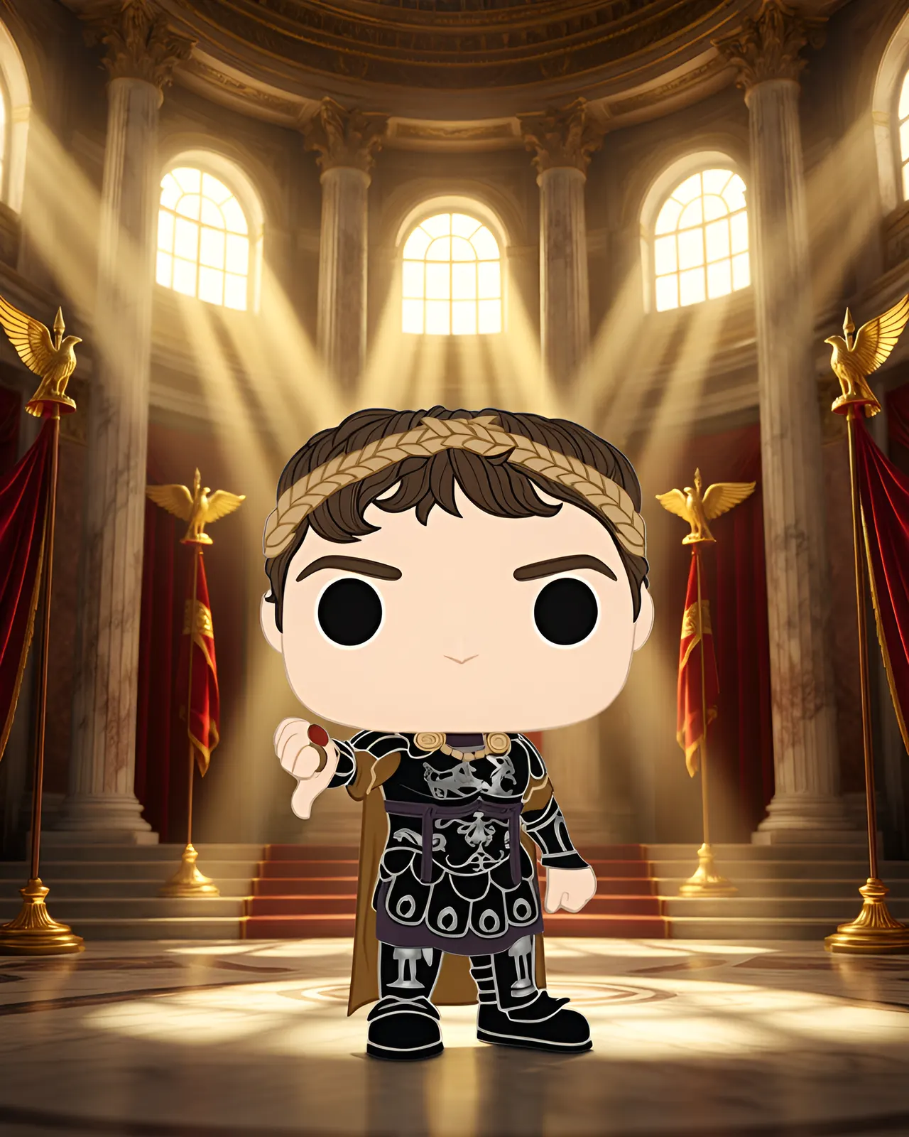 Funko Pop! Movies: Gladiator – Commodus Vinyl Figure - Image 4