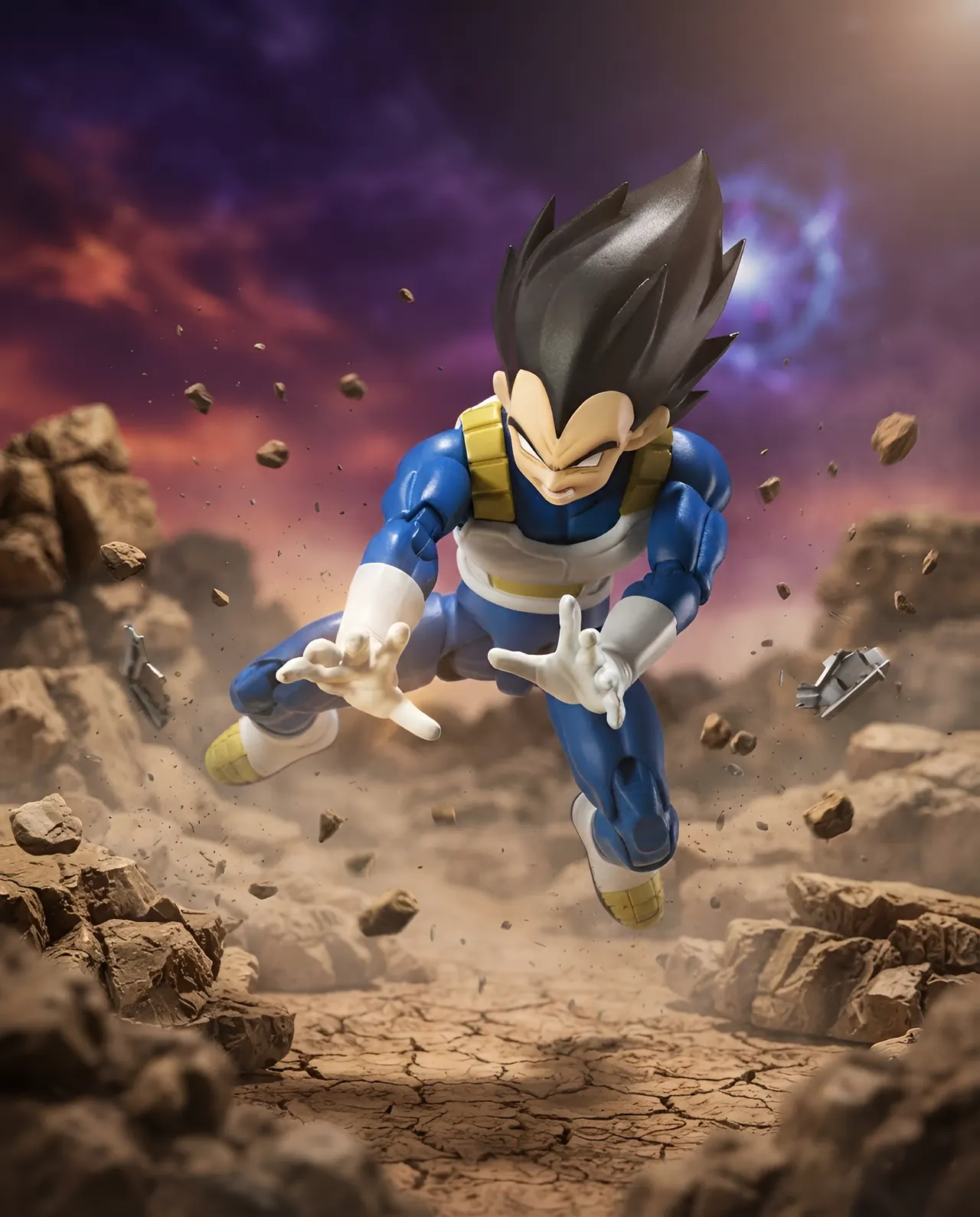 S.H.Figuarts Vegeta Daima – Super Saiyan 2 (Buu Saga) Figure - Image 6