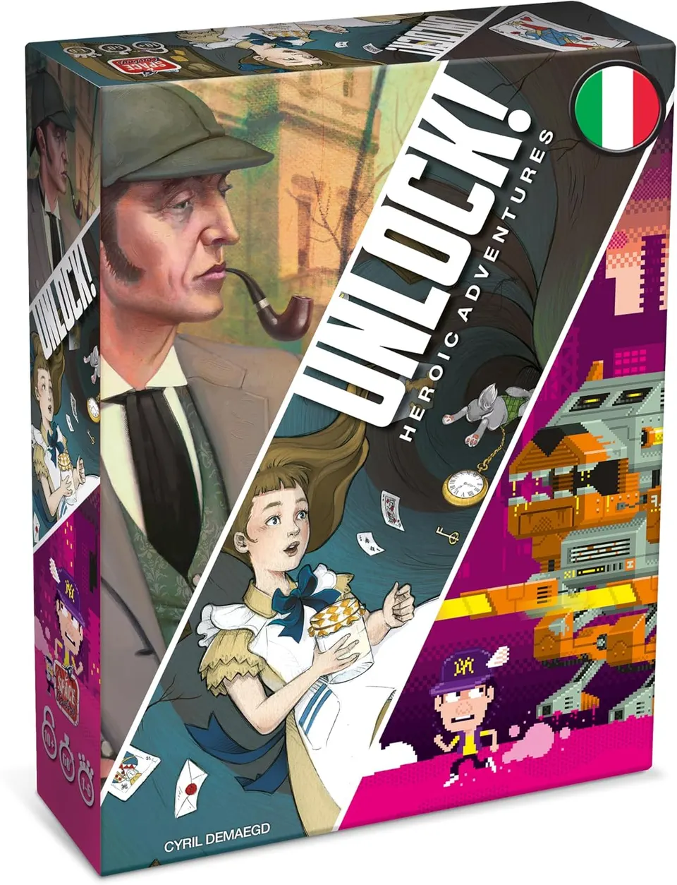 Asmodee Unlock! Heroic & Secret Adventures – Italian Board Game Bundle - Image 5