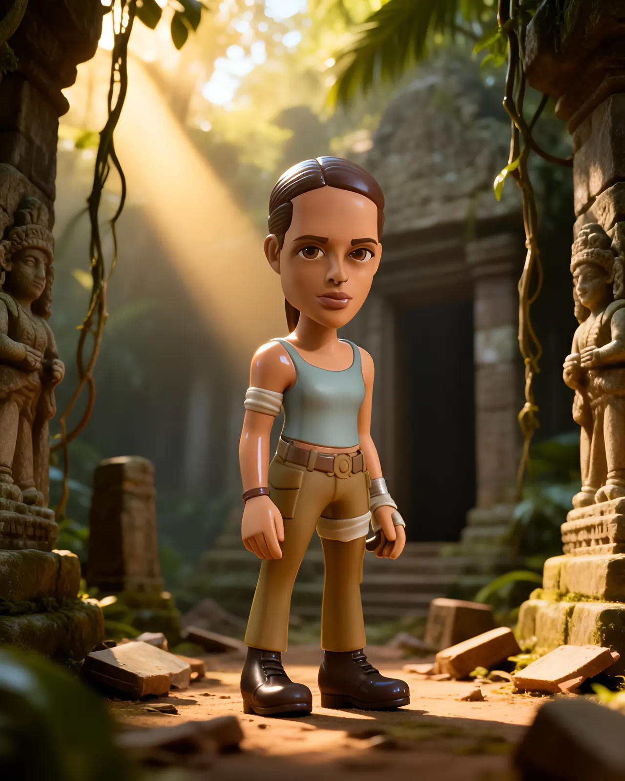 Minix Vinyl Figure – Lara Croft (Alicia Vikander) #107 – Tomb Raider - Image 6