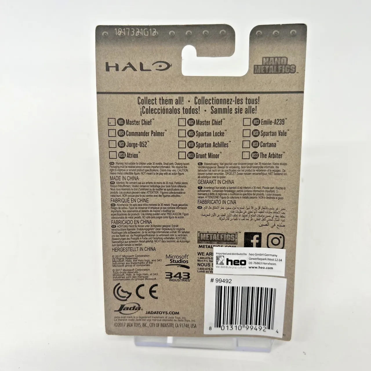 Jada Toys Halo Nano Metalfig – Spartan Locke (Die-Cast) - Image 3