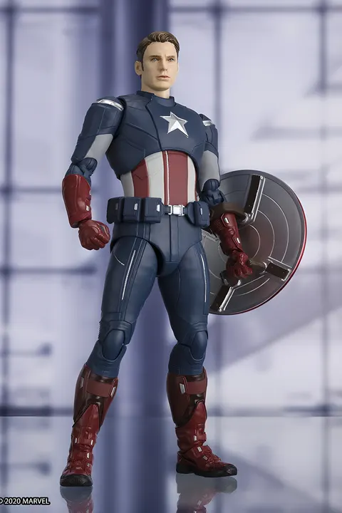 Bandai Tamashii Nations S.H.Figuarts Captain America Cap vs Cap – Blue