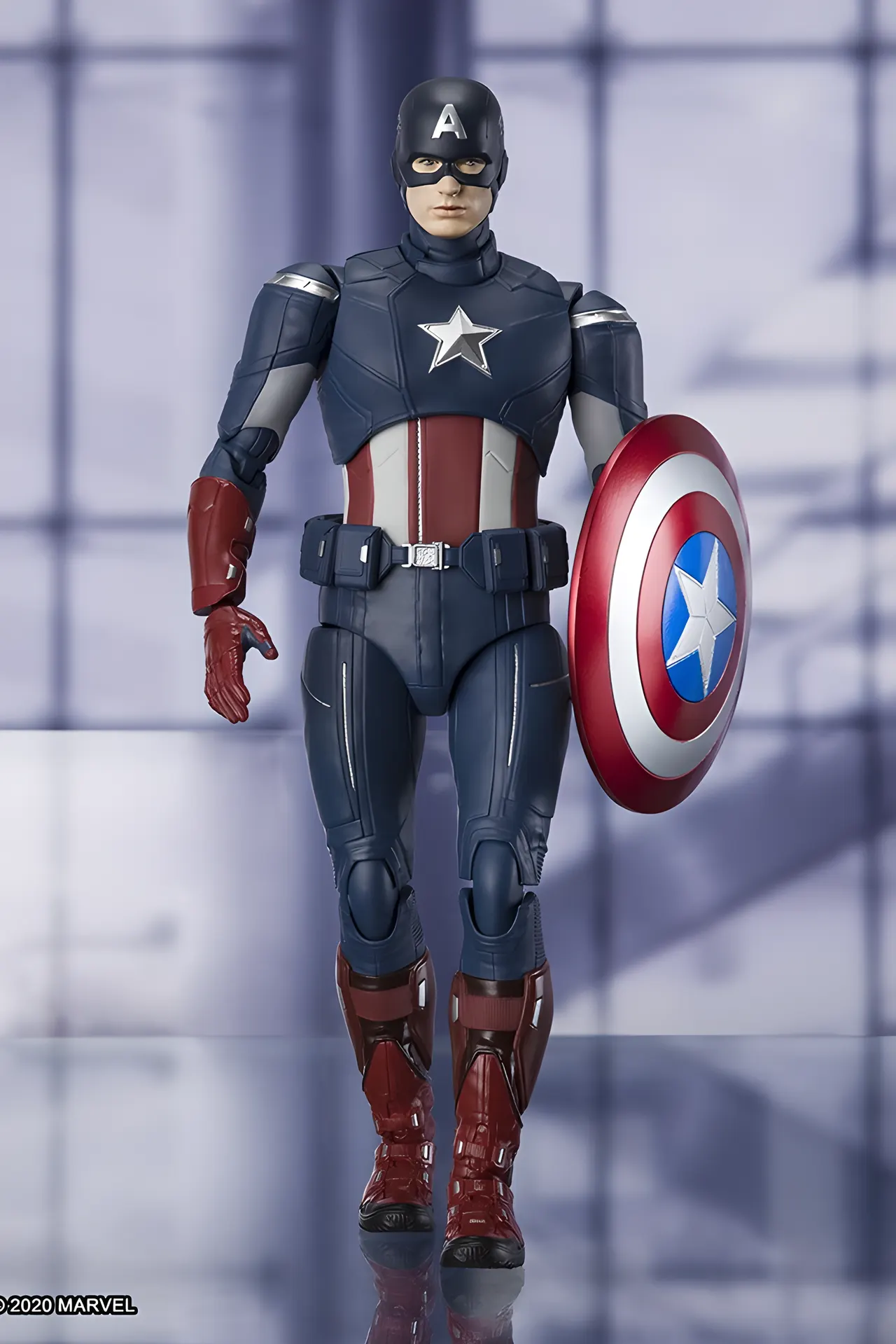 Bandai Tamashii Nations S.H.Figuarts Captain America Cap vs Cap – Blue - Image 2