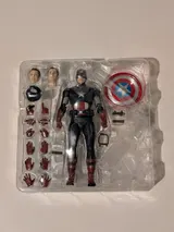 Bandai Tamashii Nations S.H.Figuarts Captain America Cap vs Cap – Blue - Thumbnail 11