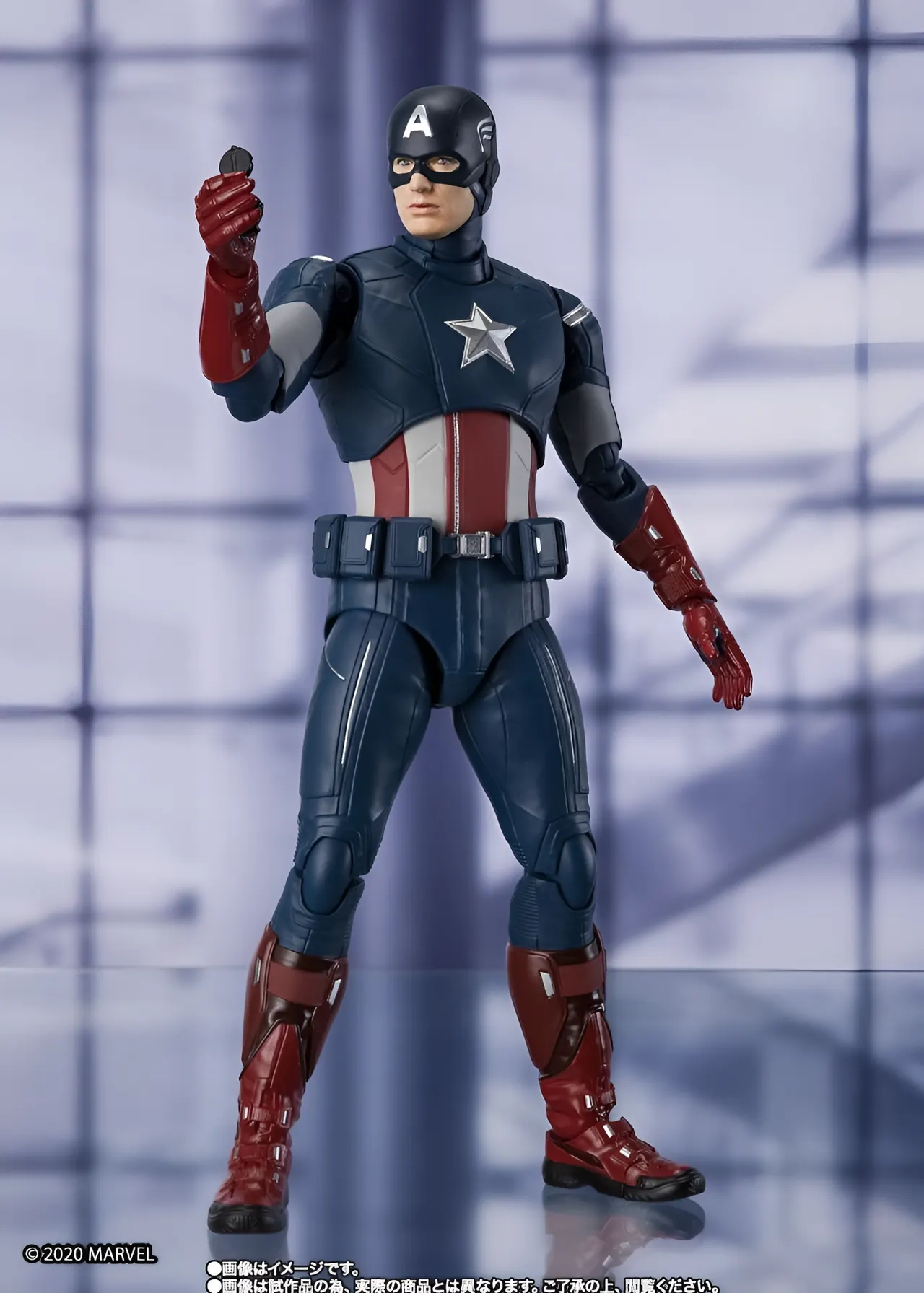Bandai Tamashii Nations S.H.Figuarts Captain America Cap vs Cap – Blue - Image 3