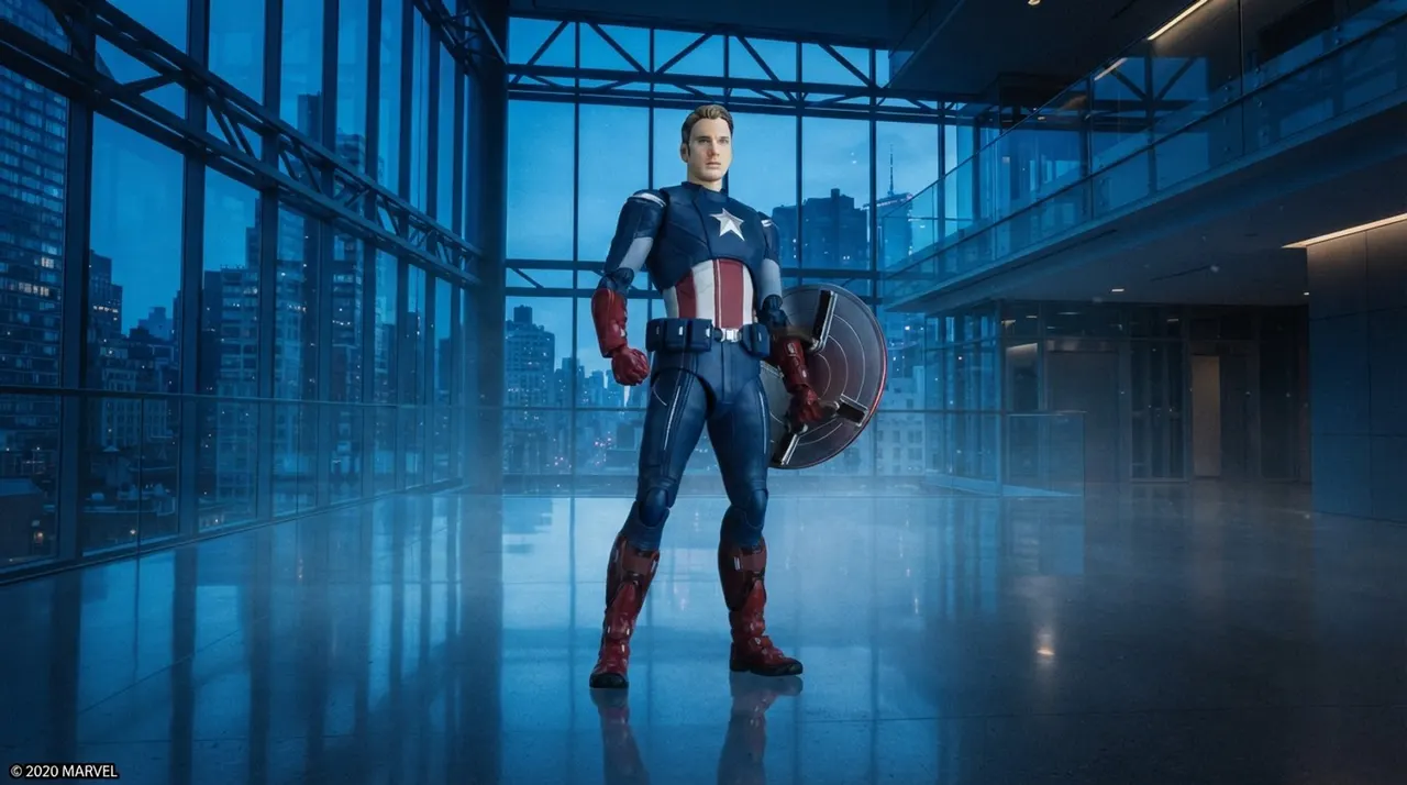 Bandai Tamashii Nations S.H.Figuarts Captain America Cap vs Cap – Blue - Image 15
