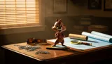 NECA Chip 'n Dale Rescue Rangers Dale Head Knocker – 15 cm - Thumbnail 7