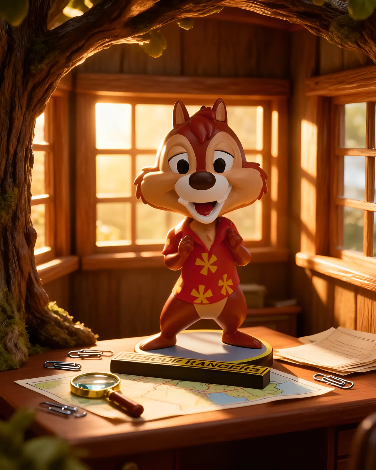 NECA Chip 'n Dale Rescue Rangers Dale Head Knocker – 15 cm - Image 6