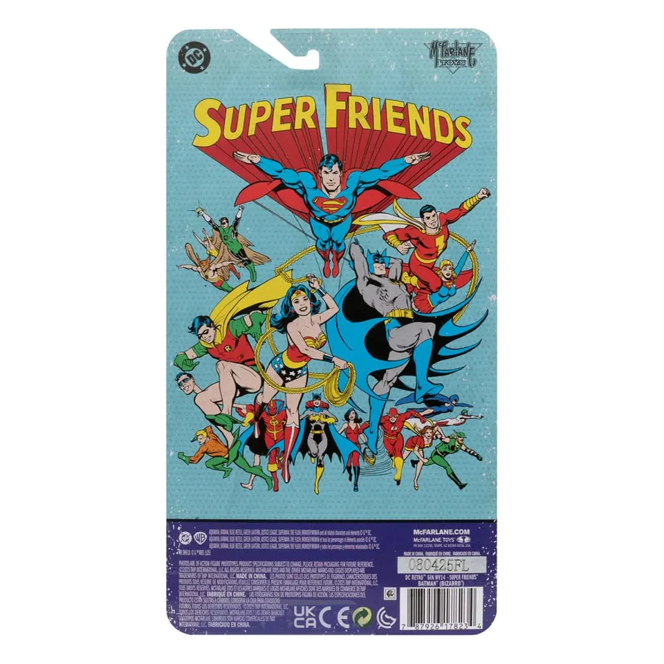 McFarlane Toys DC Retro Bizarro Batman 6" Action Figure - Image 6