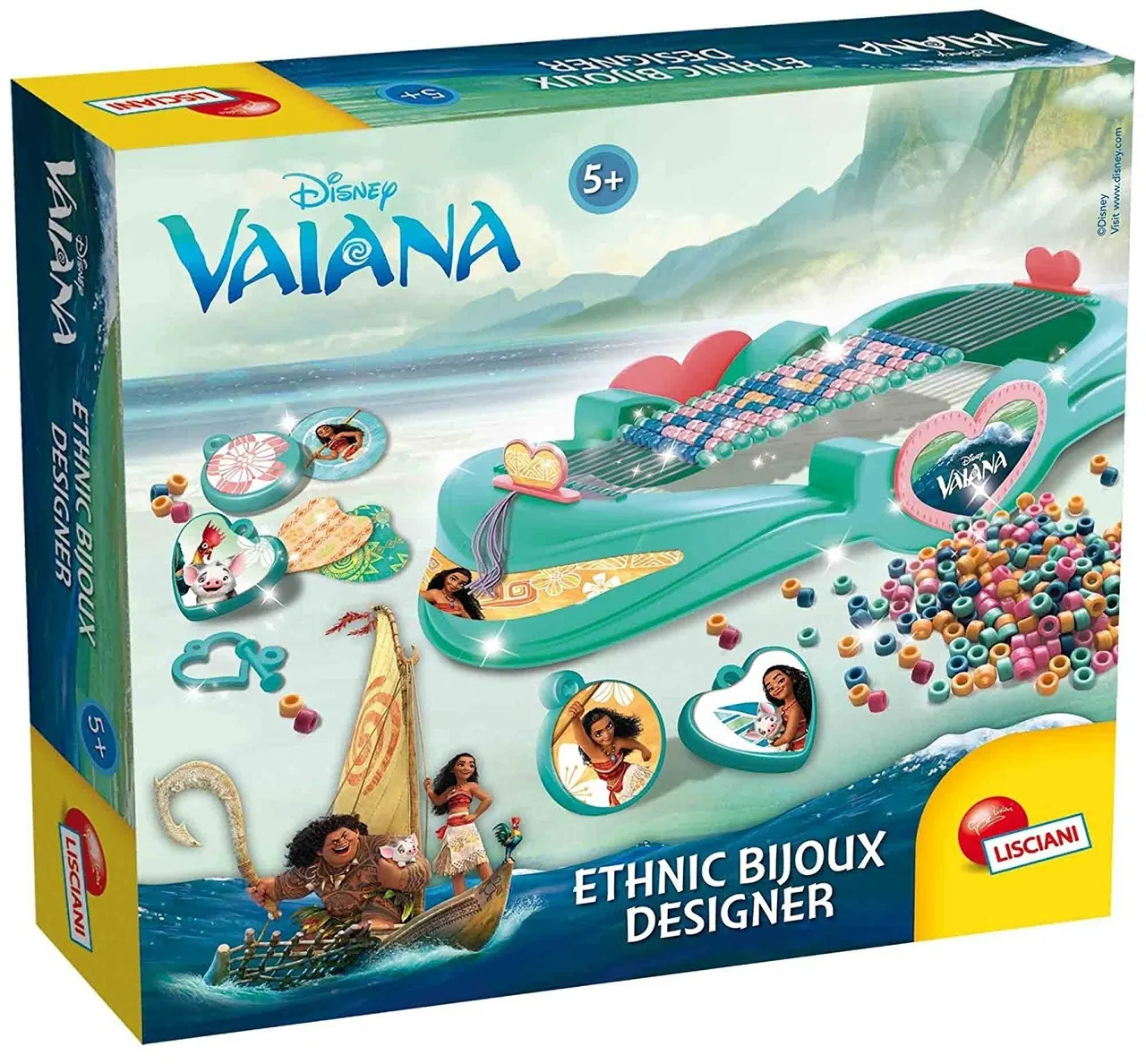 Lisciani Moana (Vaiana) Ethnic Tattoos Kit – Disney Princess - Image 1