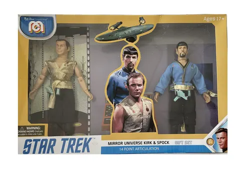 Mego Toys Star Trek Mirror Kirk & Spock 8" 2-Pack Gift Set