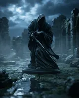 Weta Collictibles Ringwraith Premium Mini Statue – Lord of the Rings - Thumbnail 11