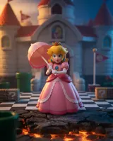 Nintendo Super Mario Château Playset avec figurine exclusive Bowser 2,5\" - Thumbnail 5
