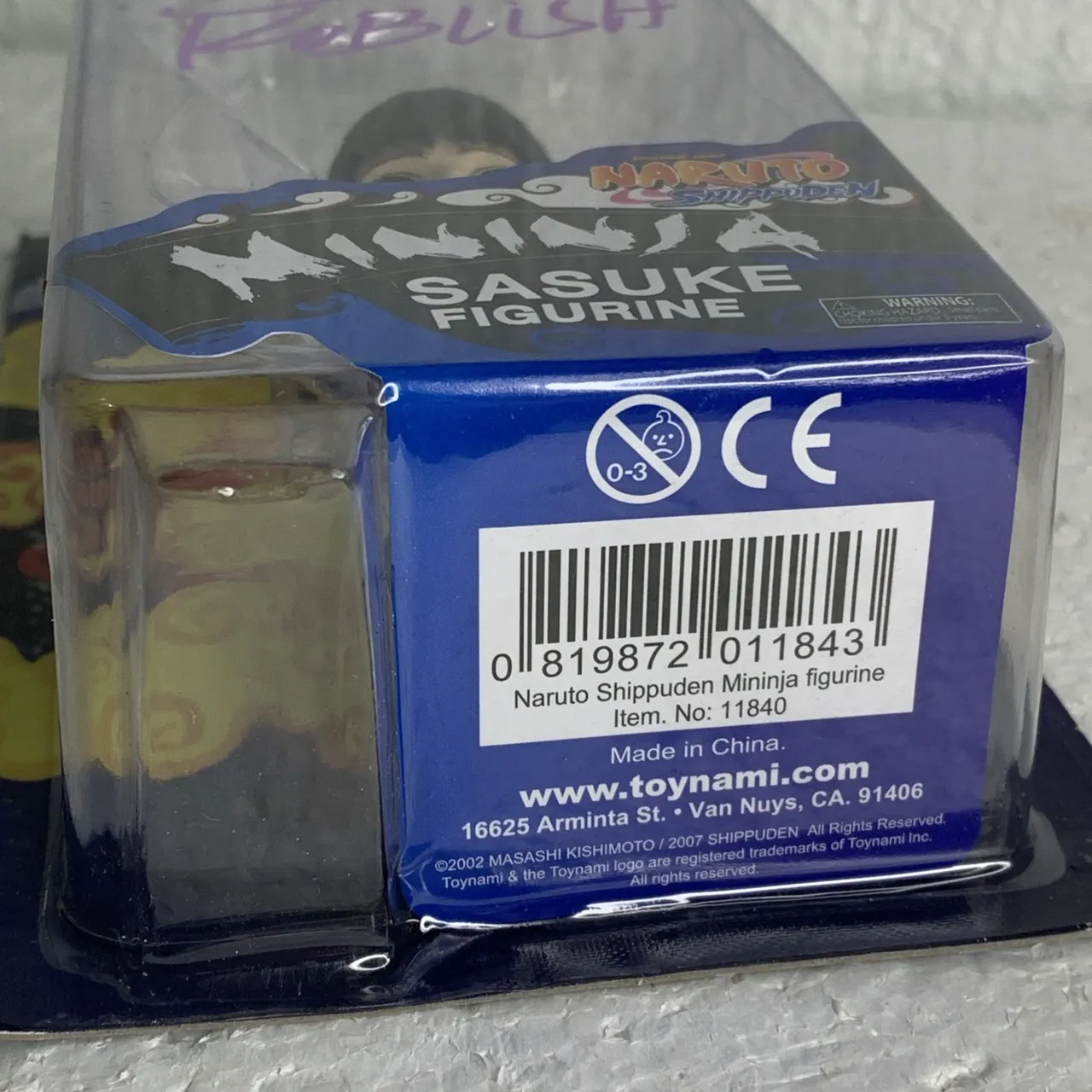 Toynami Sasuke Uchiha Auto Signed Mininja 4" Figure Scott Koblish COA - Image 7