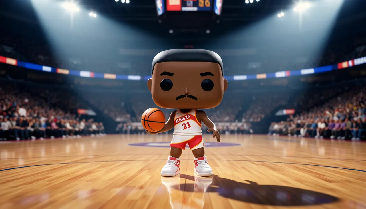 Funko Pop! NBA Legends Dominique Wilkins – Hawks Home Vinyl Figure - Image 3