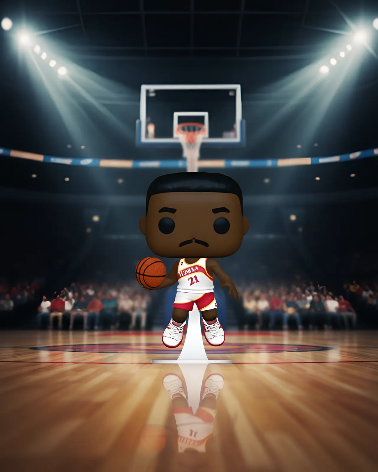 Funko Pop! NBA Legends Dominique Wilkins – Hawks Home Vinyl Figure - Image 2