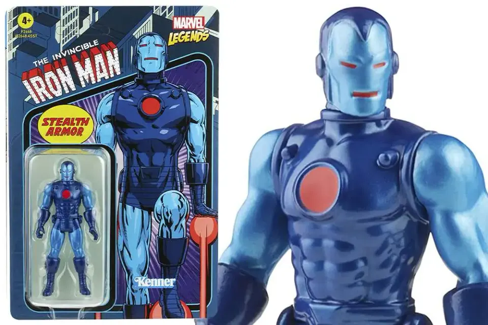 Hasbro Marvel Legends Iron Man Mark 3 Edición Stealth 1/12 DLX Figura - Image 2