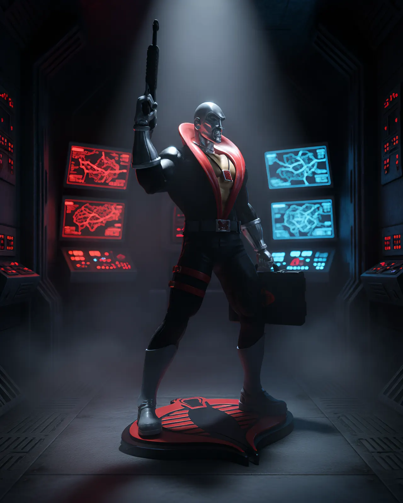 PCS Collectibles 1:8 Scale Destro PVC Statue – G.I. Joe - Image 7