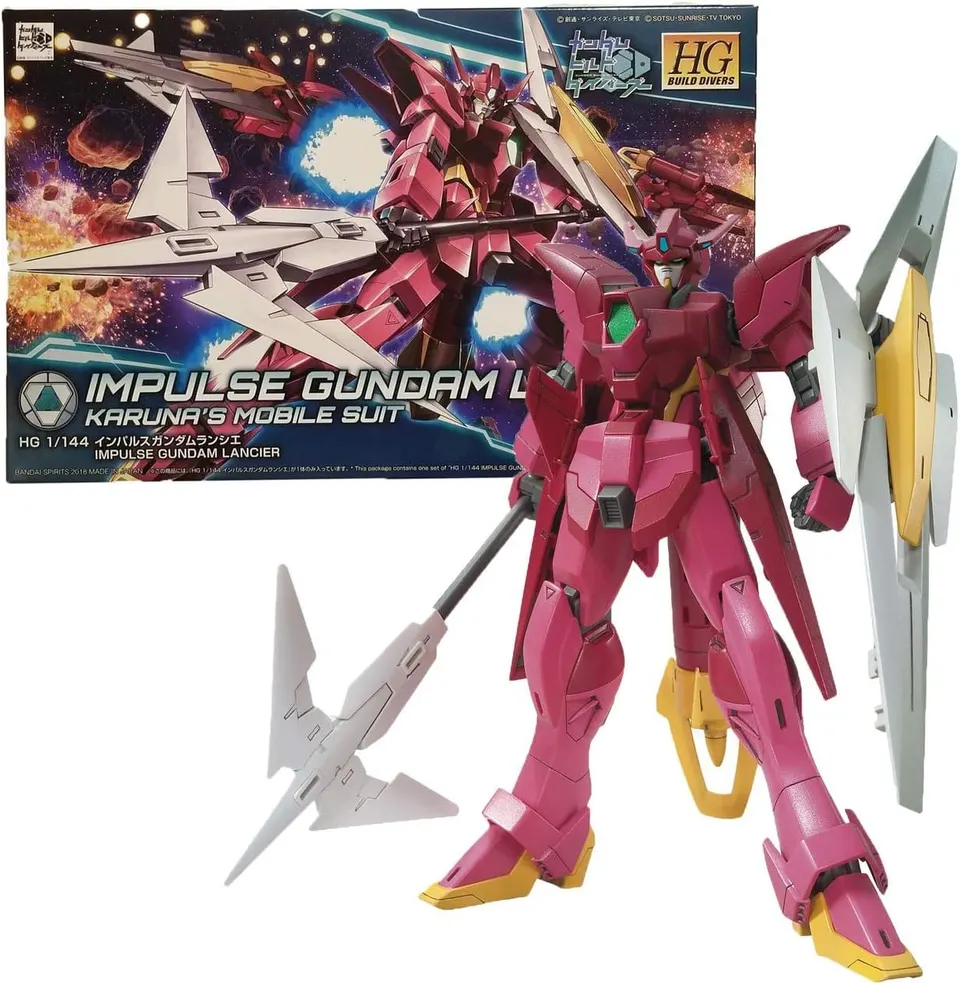 Bandai Spirits Impulse Gundam Lancier 1/144 HG Build Divers Model Kit - Image 1