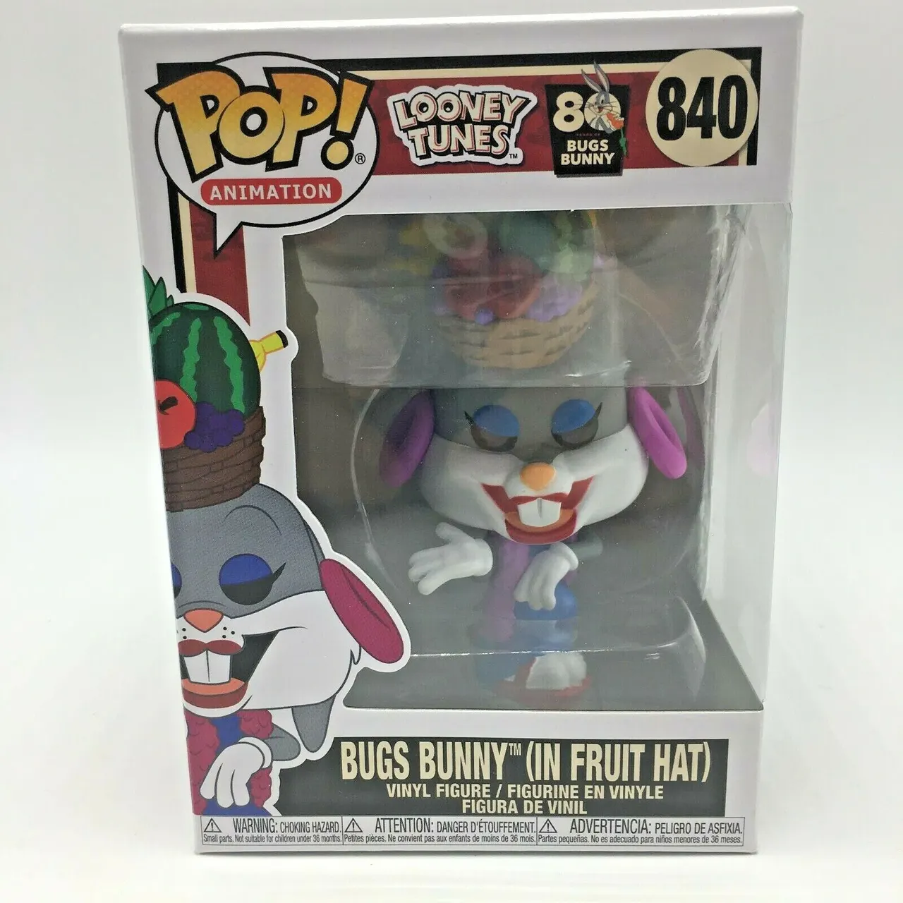 Funko POP! Animation: Bugs 80th - Bugs in Fruit Hat - Image 3