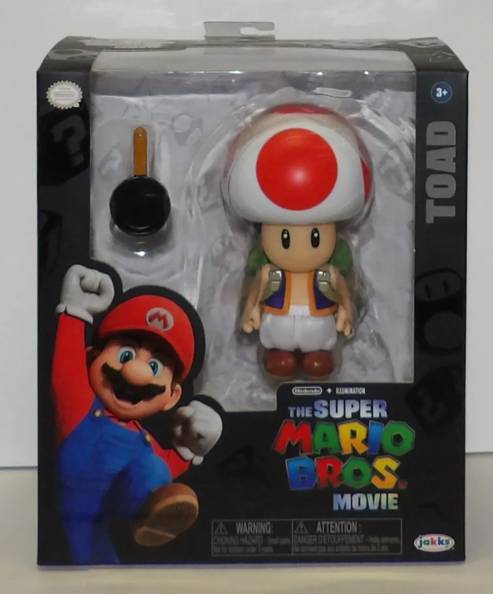 Jakks Pacific Toad Action Figure – Super Mario Movie 13 cm - Image 3