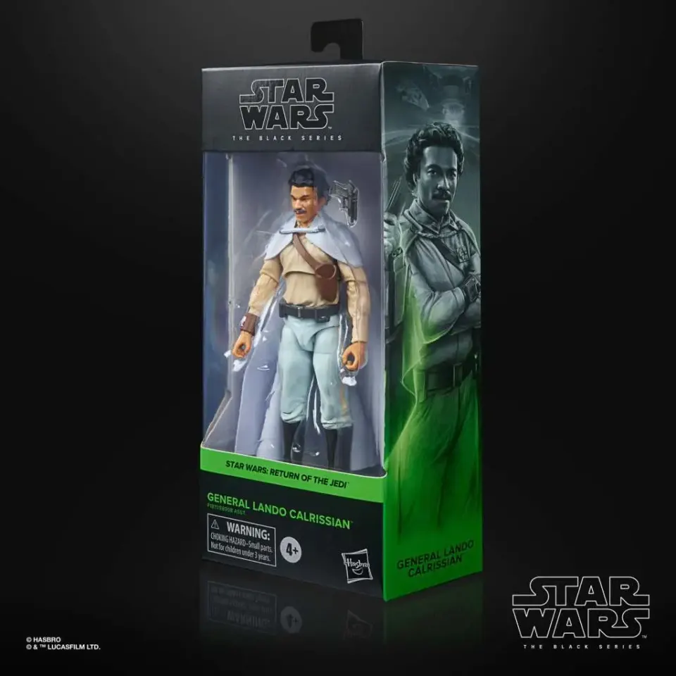 Hasbro Star Wars Power of the Force Lando Calrissian Jumbo Figure - Image 7