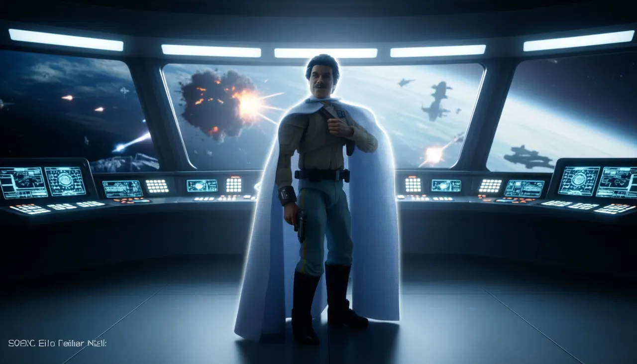Hasbro Star Wars Power of the Force Lando Calrissian Jumbo Figure - Image 8