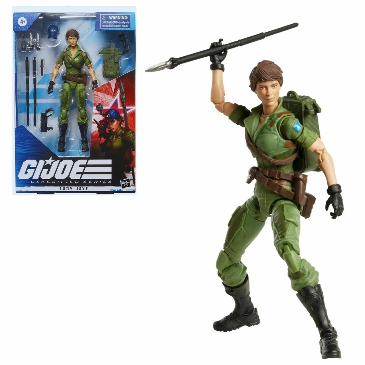 Hasbro G.I. Joe Classified Series Lady Jaye 6" Action Figure - Image 2