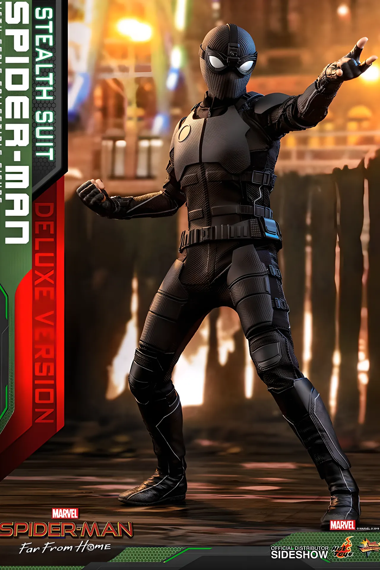 Hot Toys Spider‑Man Stealth Suit 1/6 Scale Deluxe Movie Masterpiece (MMS541) - Image 10