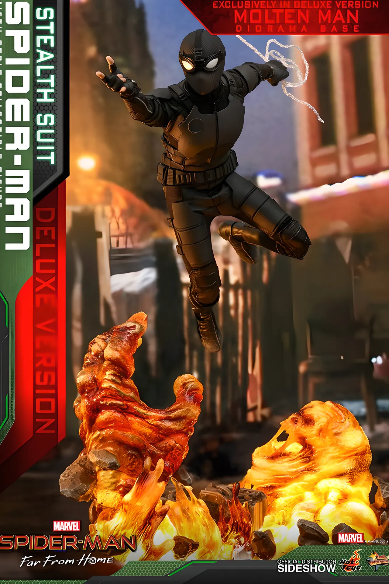 Hot Toys Spider‑Man Stealth Suit 1/6 Scale Deluxe Movie Masterpiece (MMS541) - Image 6