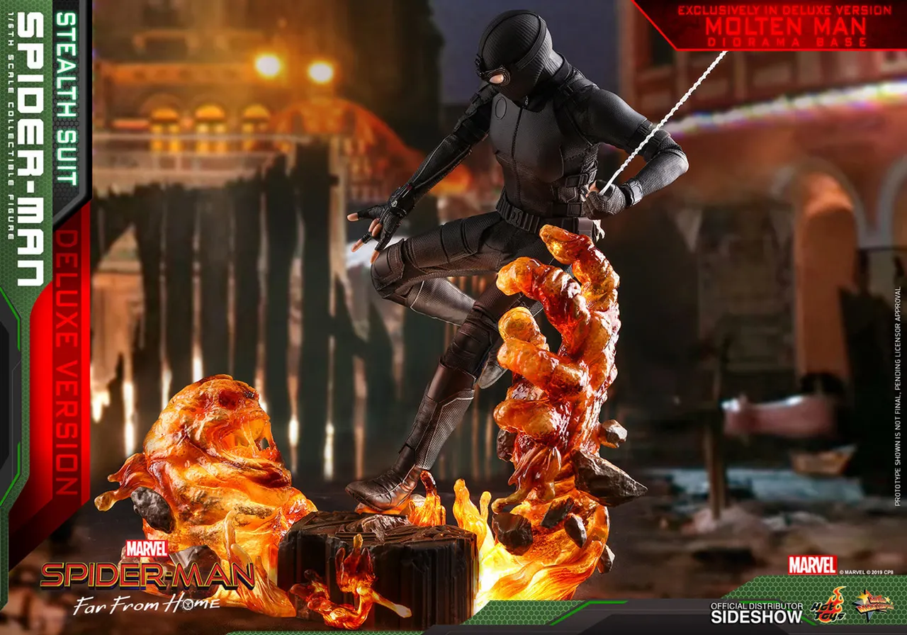 Hot Toys Spider‑Man Stealth Suit 1/6 Scale Deluxe Movie Masterpiece (MMS541) - Image 7